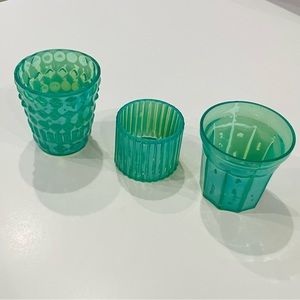 Gorgeous Green Tea Light Candle Holders
